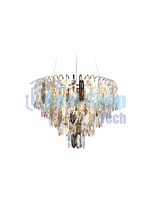 Светильник Ambrella light TR5256/8 SGD/CL золото/прозрачный E27*8 max 40W D500*350