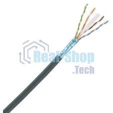 Кабель информационный Panduit PFO6X04BL-CEG кат.6А F/UTP общий экран 4X2X23AWG OSP внешний 305м черный