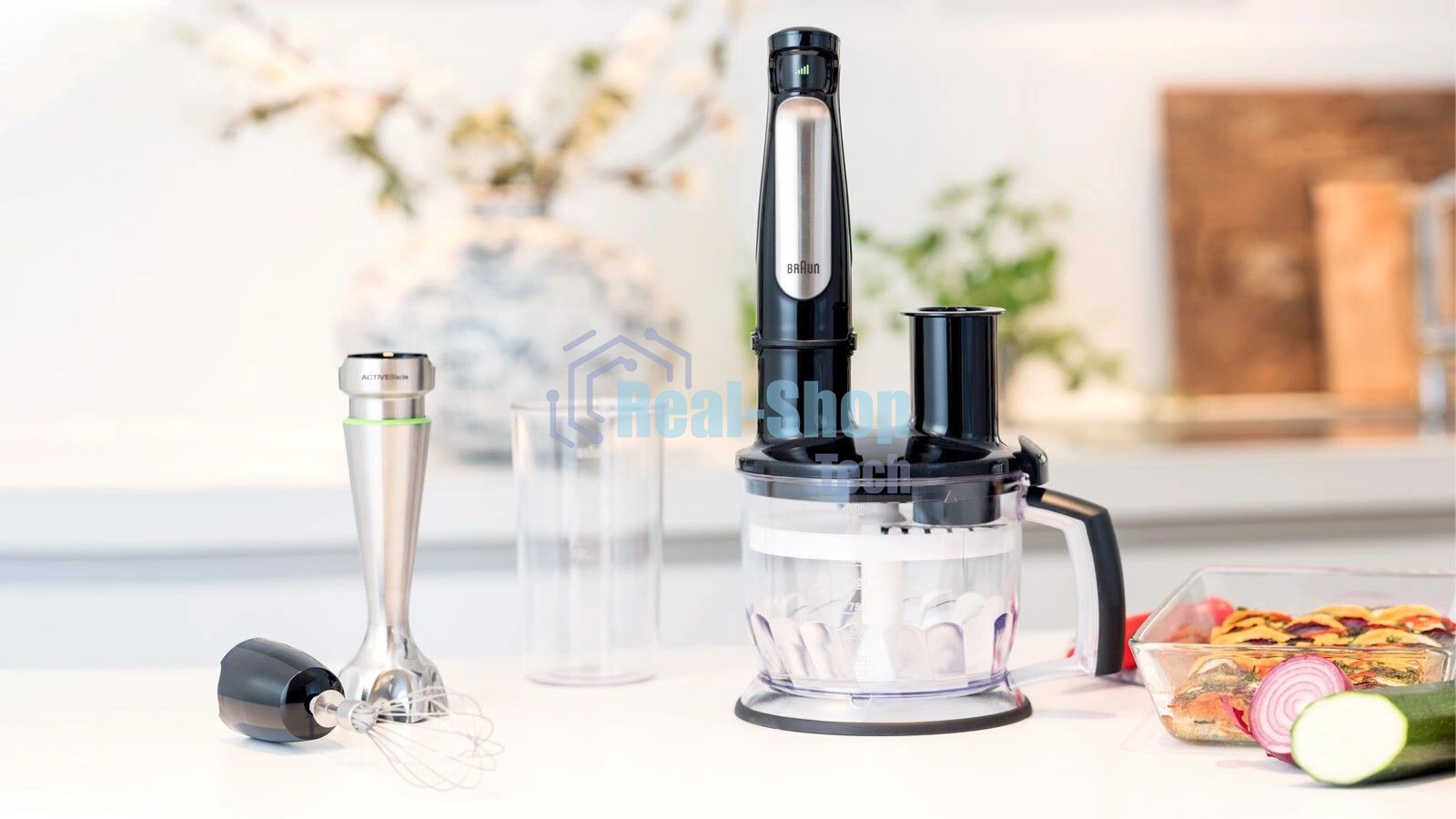 Блендер погружной Braun Multiquick 7 MQ7075X черный, 1000 Вт, плавная регулировка, турбо