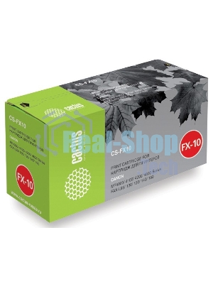 Картридж лазерный Cactus CS-FX10S черный (2000 стр.) для Canon MF4000/4100/4200/4600/FAX-L95/100/120