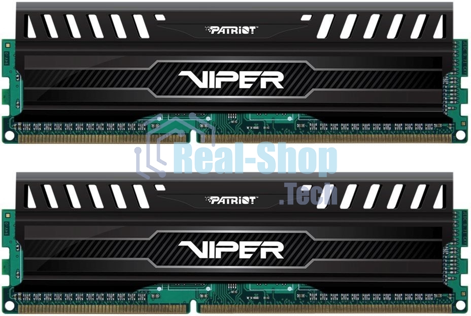 Оперативная память Patriot Viper 3, DDR3, 16GB (2x8 GB), 1866 MHz, CL10, DIMM, радиатор, черный