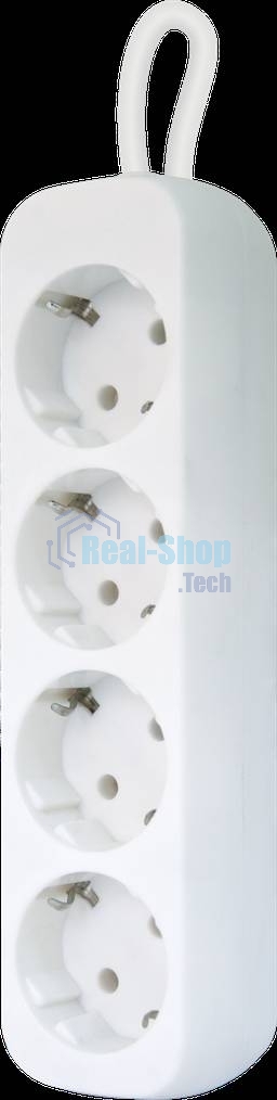 Удлинитель Defender E450 белый 5.0 м, 4 розетки 