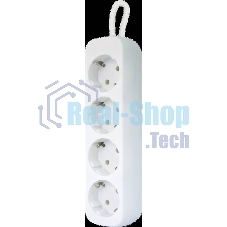 Удлинитель Defender E450 белый 5.0 м, 4 розетки 