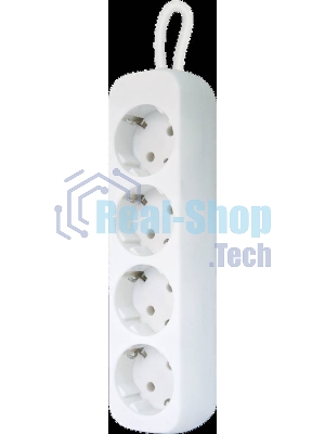 Удлинитель Defender E450 белый 5.0 м, 4 розетки 