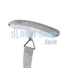 Безмен Galaxy LINE GL 2833, серый, ЖК-дисплей с подсветкой зеленого цвета, максимально допустимый вес 50 кг, цена деления 10 г, функция обнуления массы тары, индикатор перегрузки, индикация низкого заряда элемента питания, крюк и ремень для взвешивания, е