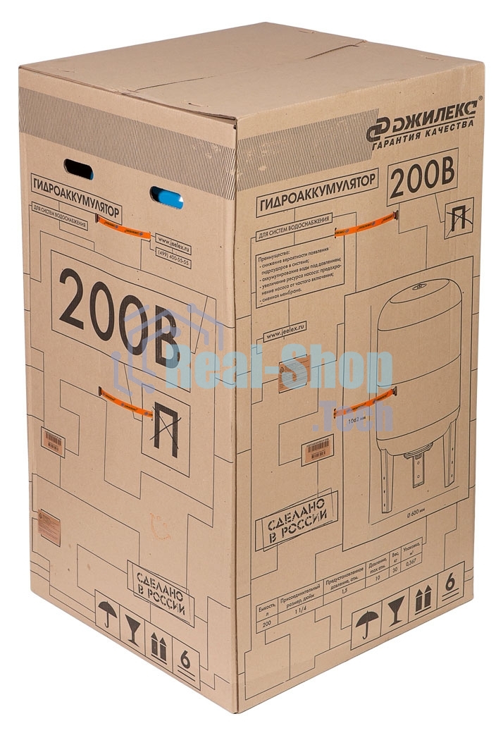 Гидроаккумулятор ДЖИЛЕКС 200 В для поддержания постоянного давления