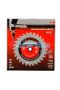 Пильный диск по дереву Matrix, ф230 х 32 мм, 24 зуба + кольцо 32/30