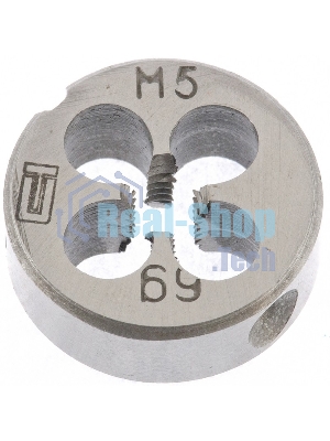 Плашка Сибртех М5 х 0,8 мм