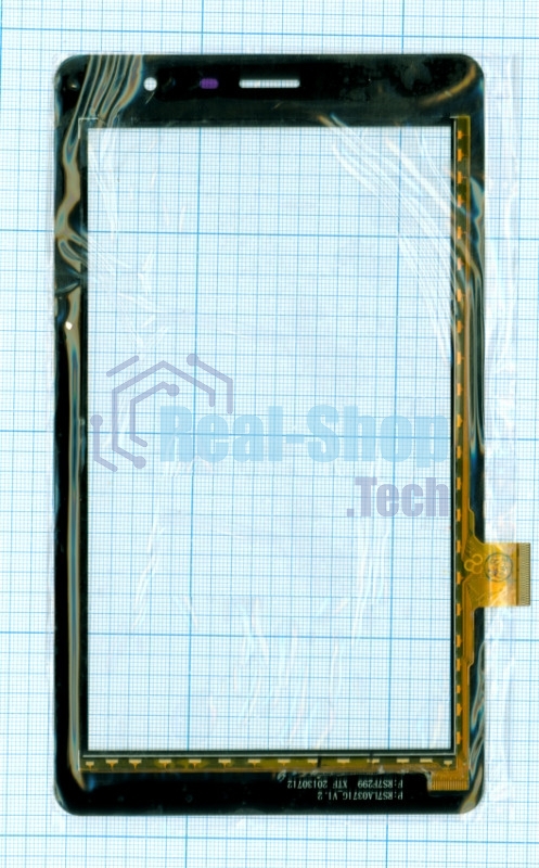 Сенсорное стекло (тачскрин) RS7F299D_V2.0, черное