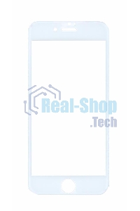 Защитное стекло 4D для Apple iPhone 7/8 белый