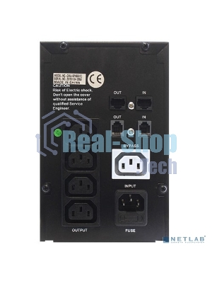 Источник бесперебойного питания CROWN Line Intractive CMU-SP800 COMBO USB 800VA\480W, корпус металл, 1x12V/9AH, розетки 4*IEC + 2*EURO+1*IEC bybass, трансформатор AVR 140-290V, съемный кабель 1.2 м, порт RJ11/45, порт USB, защита: от перегрузки, от КЗ, от скачков напряжения