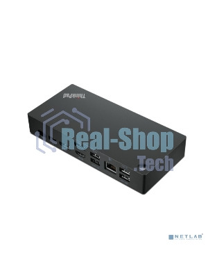 USB-концентратор Lenovo ThinkPad 40AY0090EU, USB Type-C, USB/USB Type-C/RJ-45/HDMI/DisplayPort/mini-jack 3.5мм, USB