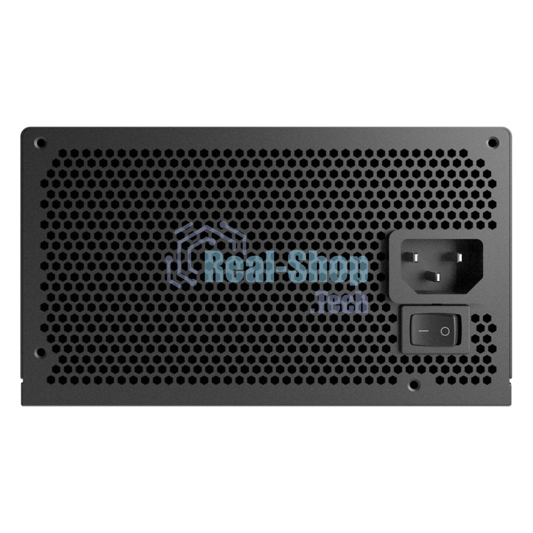 Блок питания PCCOOLER, 750W 80 PLUS белый (ATX, ATX 2.4, Non-modular, 1x24(20+4)pin 550мм, 1xCPU*2 8(4+4)pin 610+150мм, 3xPCIe 8(6+2)pin 510мм, 2xSATA*3+MOLEX4pin*1 450+150+150+150мм, Active, 120x120мм, 140x150x86мм, APFC, OVP, SCP, OPP (140-160%, 2ms delay))
