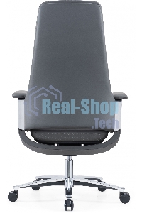 Кресло руководителя Cactus CS-LBK-KYOTO кожа, крестов. алюминий