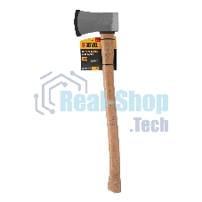 Топор кованый Denzel 1360 г, американский тип, буковая рукоятка, 700 мм, EFP