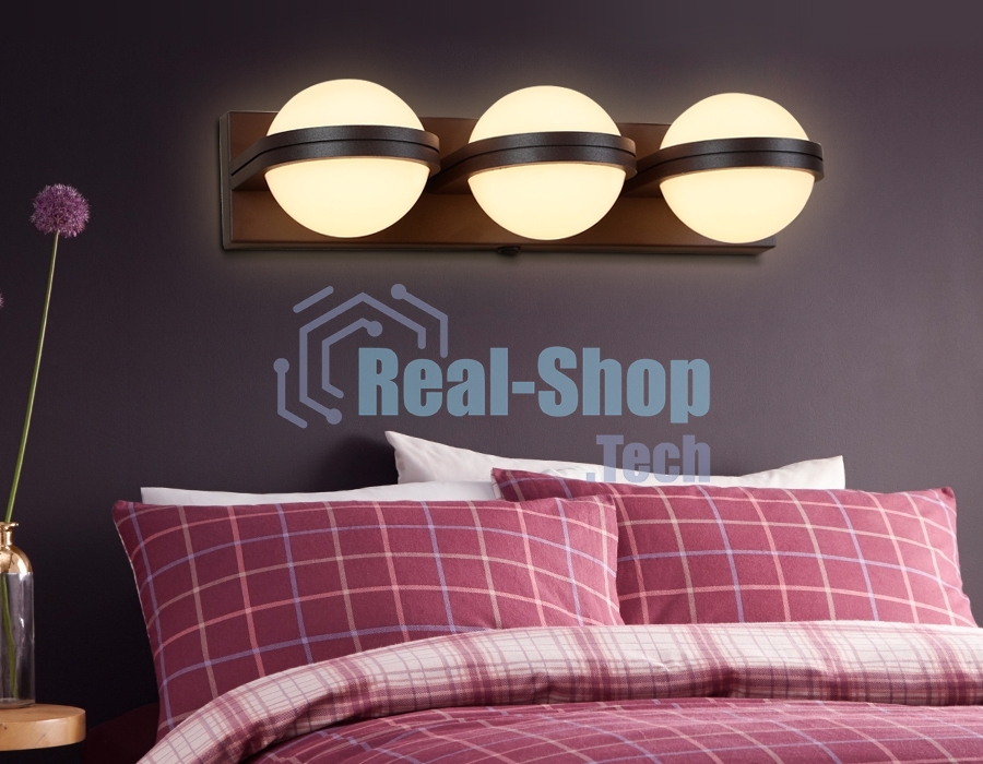 Настенный светильник FW560/3 SCF кофе песок LED 3000K 15W 370*80*138