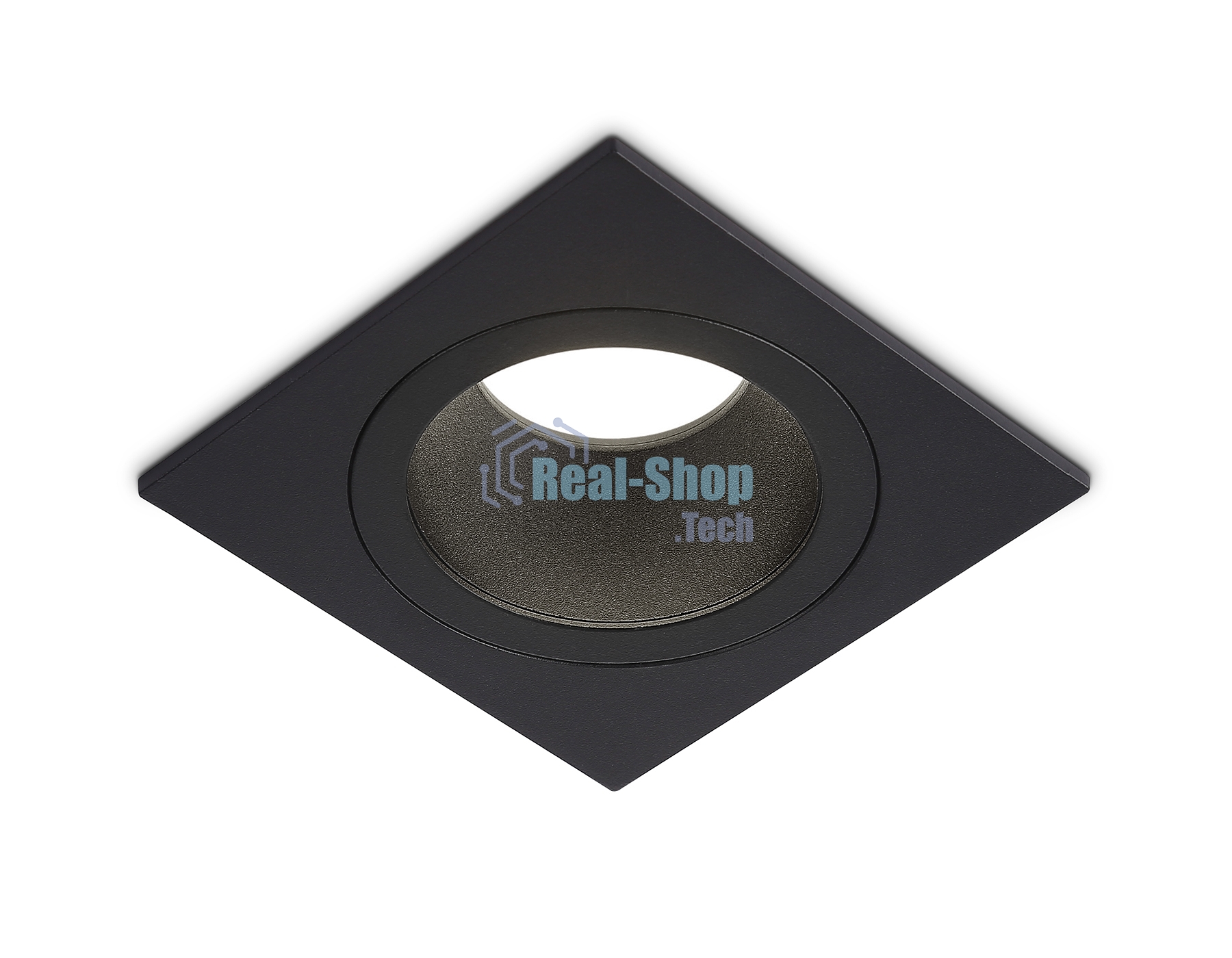 Встраиваемый точечный светильник Ambrella light TN102828 BK/BK черный/черный GU5.3 92*92*50