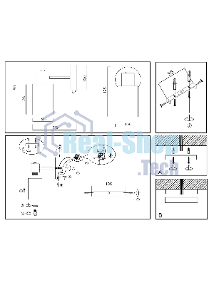 Светильник Ambrella light TR9586 BS латунь E14 max 40W 175*100*195