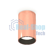 Светильник Ambrella Light XS6326003 PPG/SBK золото розовое полированное/черный песок MR16 GU5.3 (C6326, N6111)