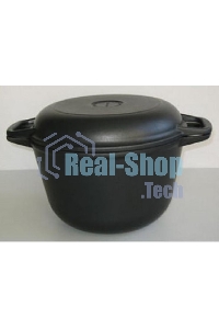 НЕВА МЕТАЛЛ ПОСУДА 6850 5,0 л.(Объем 5 л. С крышкой-сковородкой Антипригарное покрытие Сталафлон равномерно нагревается за счет особой конструкции корпуса по принципу 