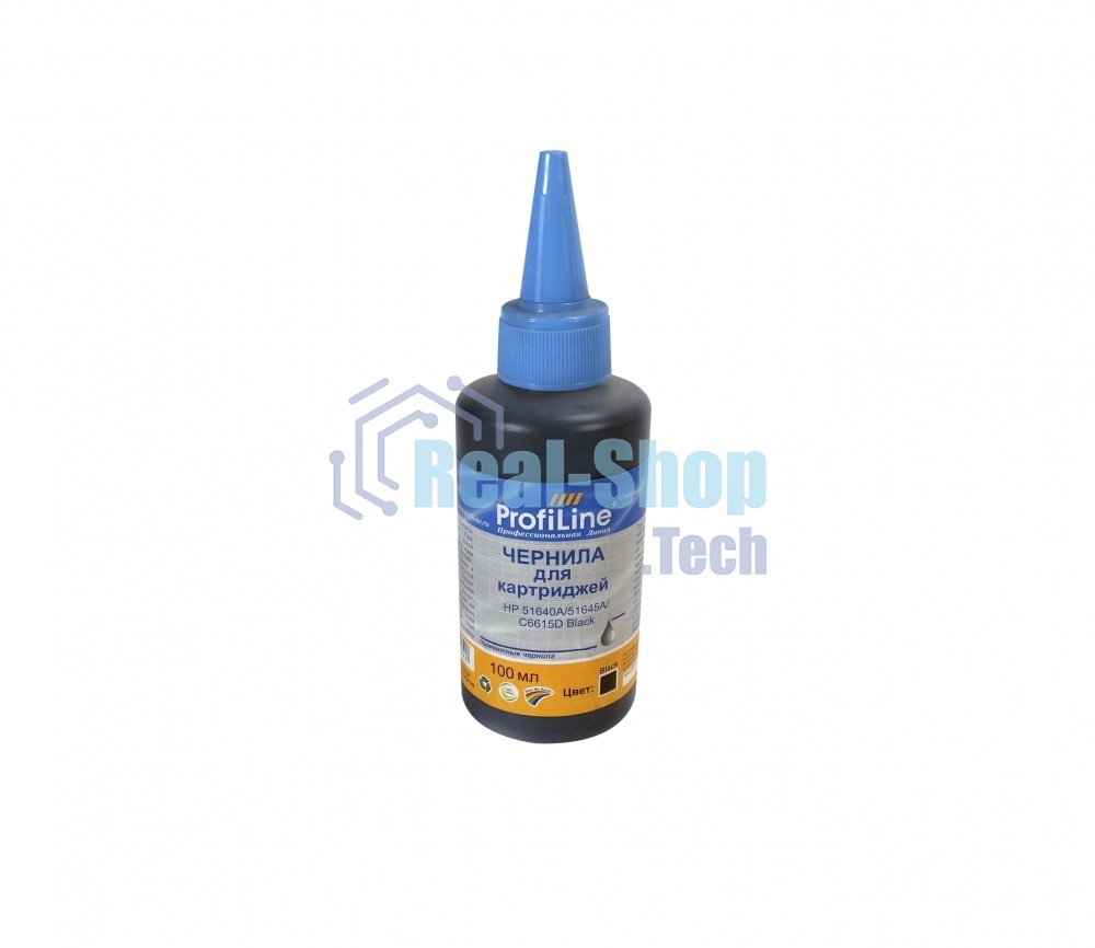 Чернила ProfiLine 51640A/51645A/C6615D для принтеров HP черный пигментные 100 мл