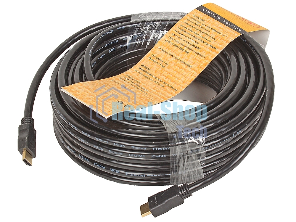 Кабель цифровой TV-COM HDMI19M to HDMI19M, V1.4+3D, 20m <CG150S-20M>