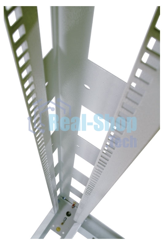 Стойка двухрамная ЦМО СТК-24.2 24U 620 мм X 800 мм направл. закл. гайки 250 кг серый