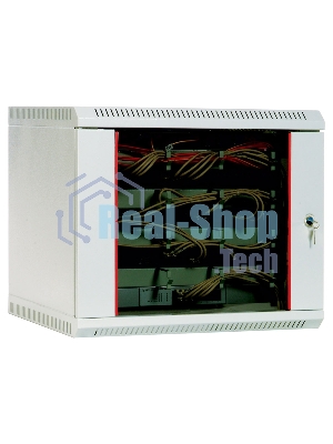 Шкаф телеком. настен, 9U, 600x650 дверь стекло (ШРН-9.650) (1 коробка)
