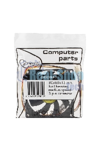 Вентилятор для корпуса Gembird D8015BM-3 черный, 80 мм, 2600 об/мин, 27 дБ, 3 pin