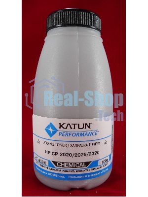 Тонер HP CP2020/2025/CM2320 черный, химический (фл.100г.) Katun фас. России