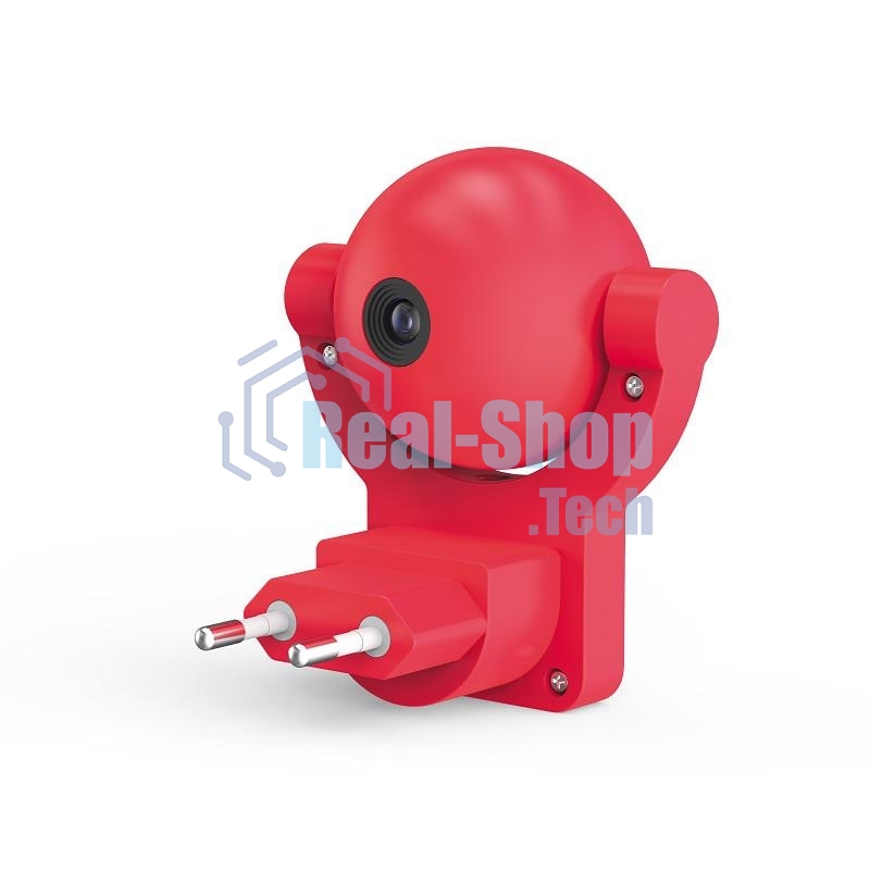 Светильник розеточный Gauss с фиксированной проекцией и датчиком освещ. 0.5Вт розо. 1/100