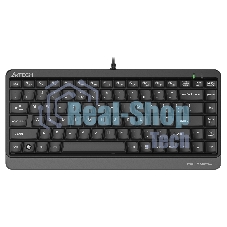 Клавиатура проводная A4Tech Fstyler FKS11, USB, черный/серый