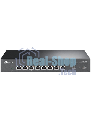 Коммутато TP-Link 8-port Desktop/Rackmount 10G Unmanaged Switch, 8 100/1G/2.5G/5G/10G RJ-45 ports,  1 Fan with intelligent speed control, 100-240 VAC, 50/60 Hz.
