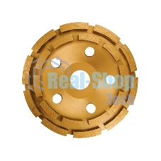 Чашка алмазная зачистная Matrix, 125 мм, Двухрядная