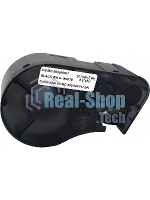 Картридж ленточный Cactus CS-MC-500595WT черный шрифт, белый фон (12.7 мм, 7.6 м) для Brady BMP-41/BMP-51/BMP-53-PC-Linked