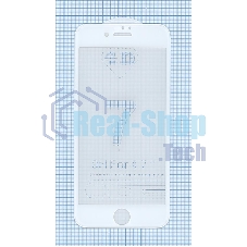 Защитное стекло 4D для Apple iPhone 7/8 белый