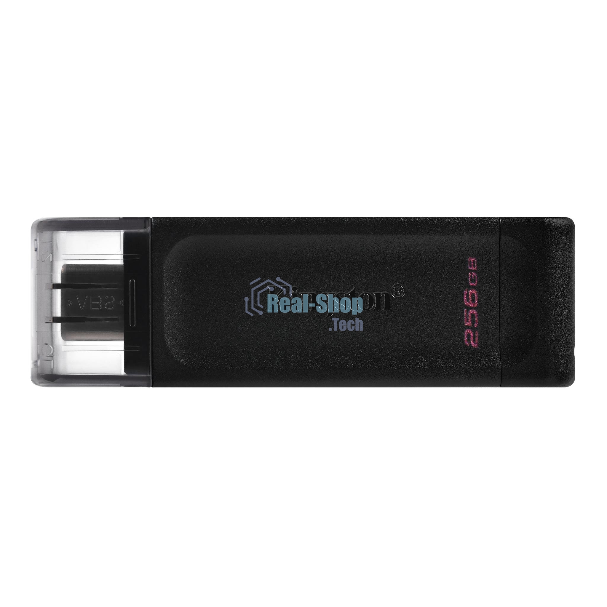 Флешка USB Kingston DataTraveler DT70 (DT70/256Gb), 256Gb, USB Type-C 3.2, R/W 70/45, черный