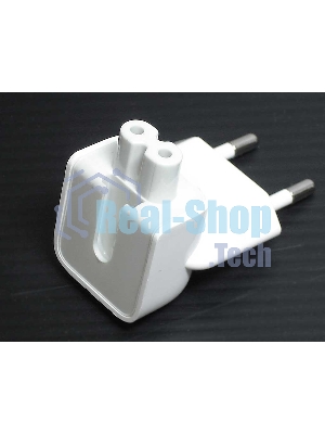 Адаптер-переходник Europlug (Евровилка) для блоков питания Apple