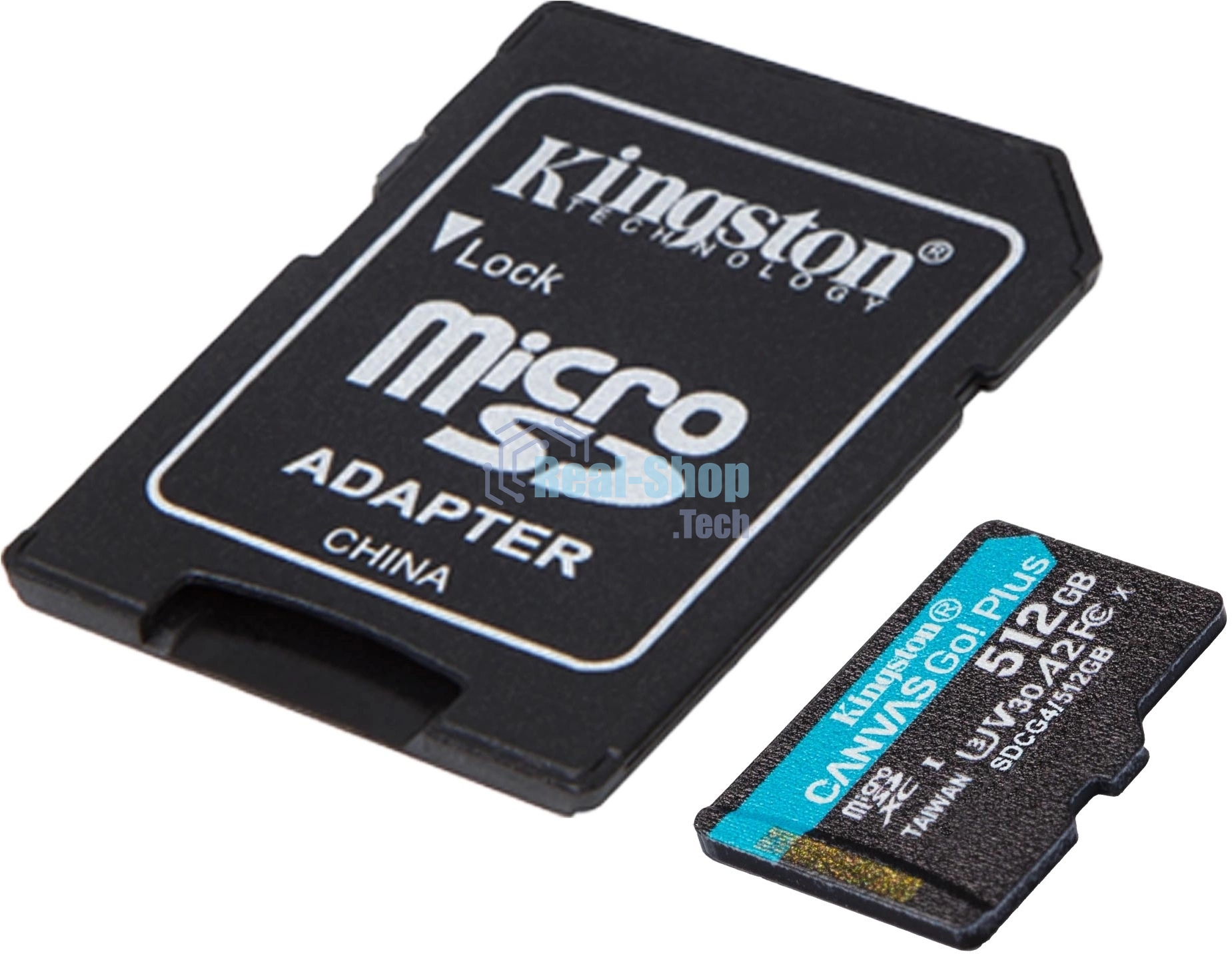 Флеш карта microSDXC 512Gb Kingston SDCG4/512Gb Canvas Go! Plus V10 A2 + adapter