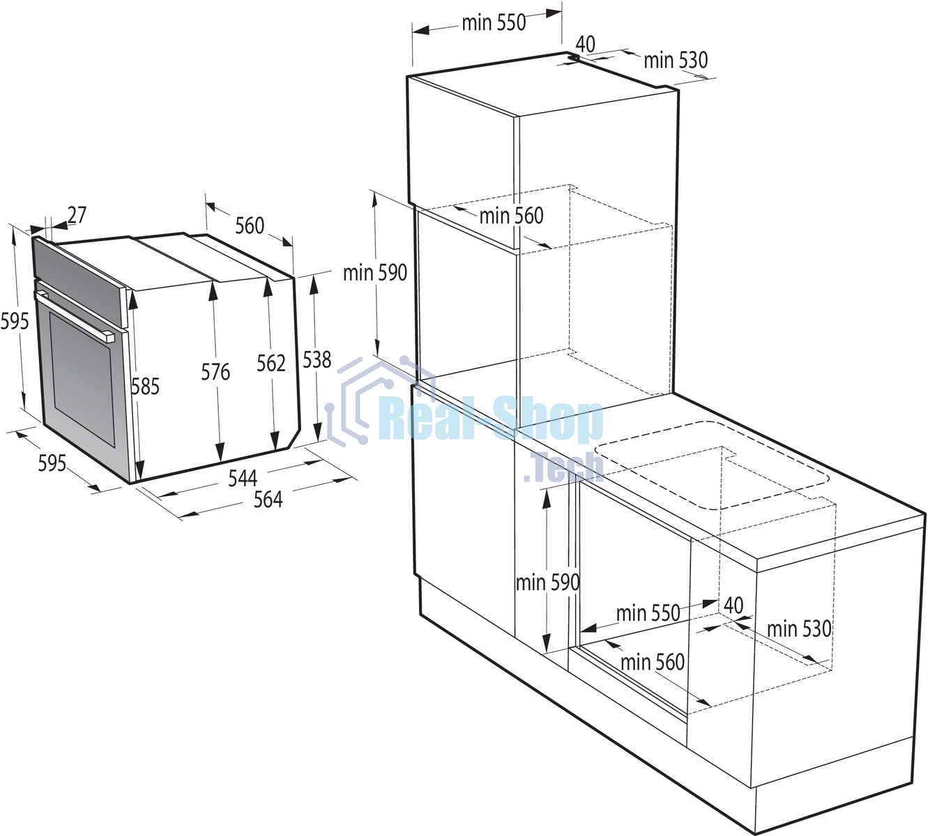 Духовой шкаф Электрический Gorenje BOS67372CLI бежевый