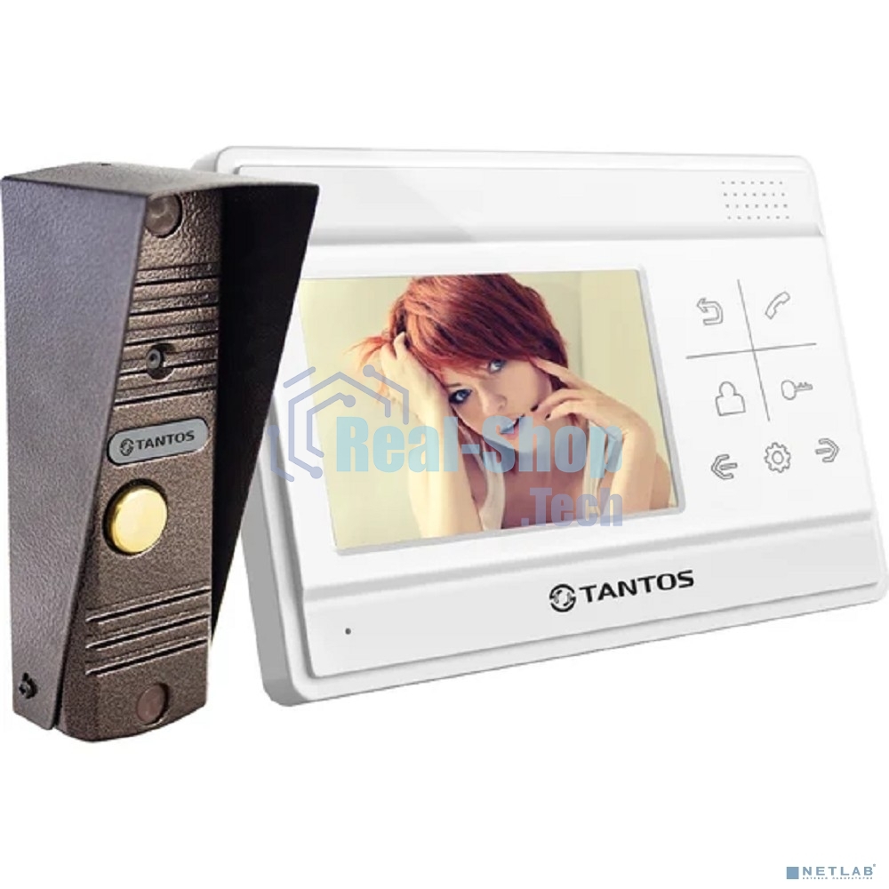 Комплект домофона Tantos Lilu kit белый