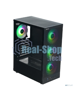 Компьютерный корпус Defender RaptorX черный,ATX,4fans,switchM/BSync
