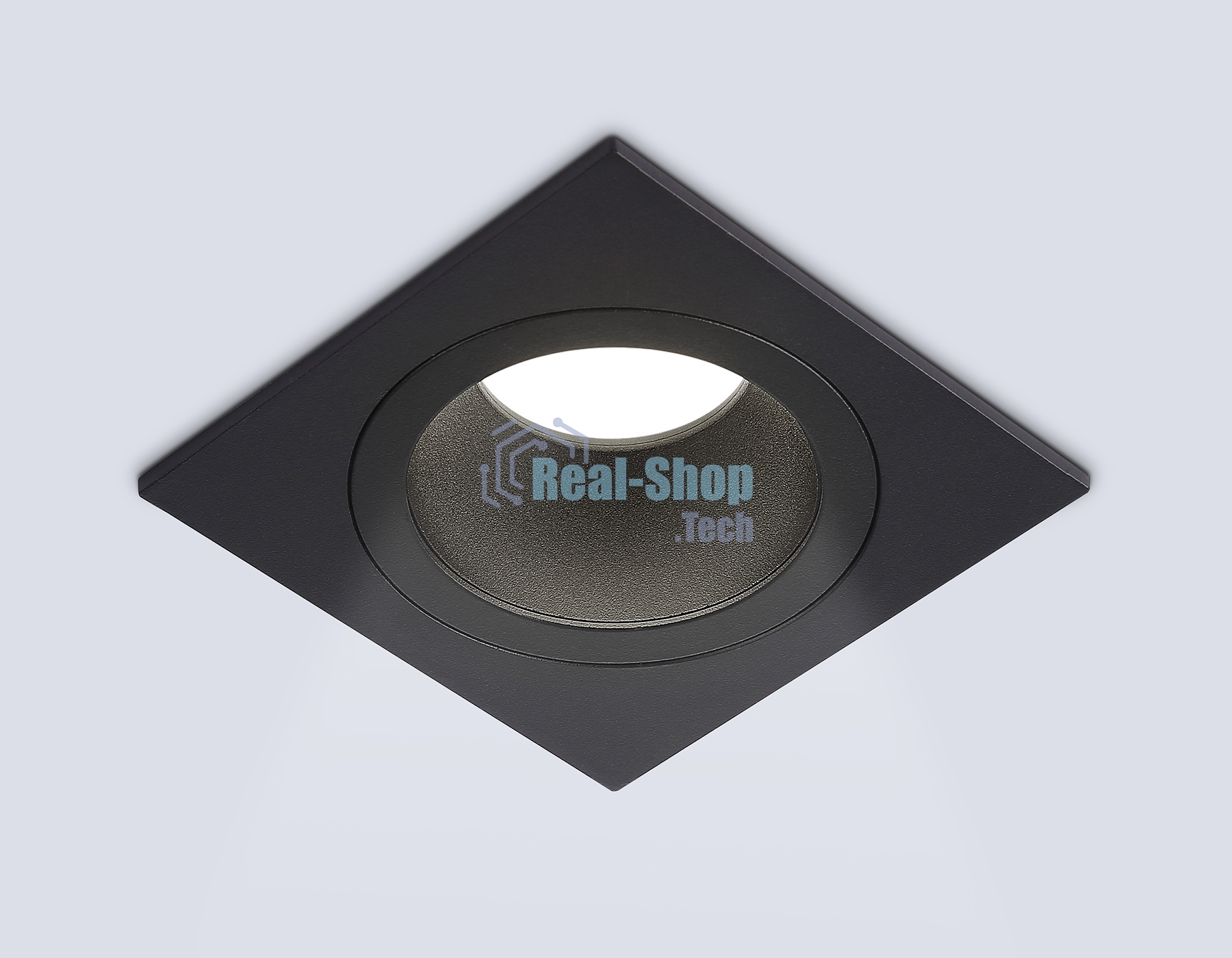 Встраиваемый точечный светильник Ambrella light TN102828 BK/BK черный/черный GU5.3 92*92*50