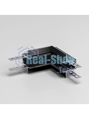 Slim Magnetic Коннектор угловой внутренний для встраиваемого шинопровода под ГКЛ 9,5мм (черный) 85213/00
