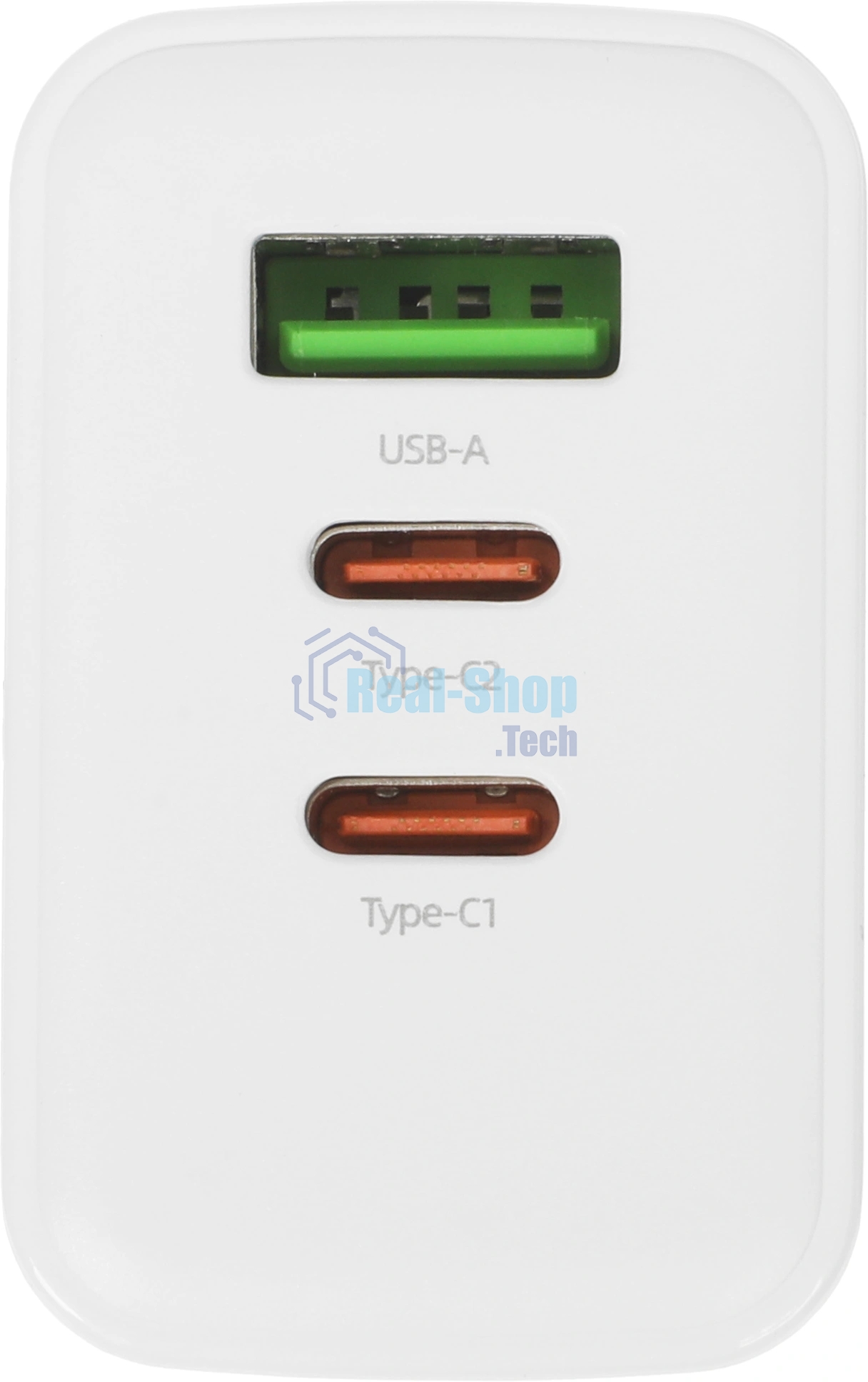 Сетевое зар./устр. Hoco C126A Pure power PD40W three-port(2C1A) charger(EU 40W 3A (PD+QC) универсальное белый