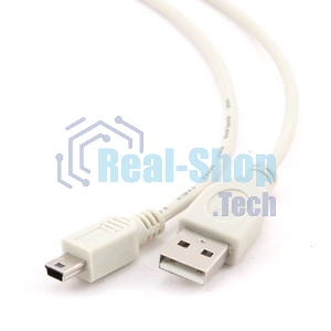 Кабель Gembird CC-USB2-AM5P-3 USB 2.0 кабель для соед. 0.9м  А-miniB (5 pin) , пакет 