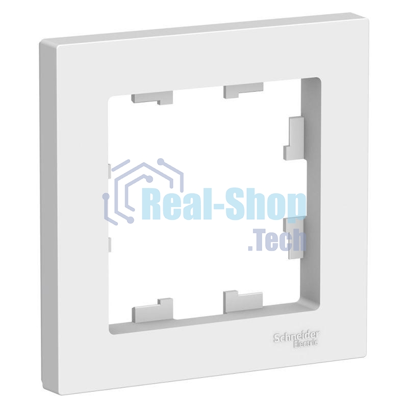 Рамка 1-м AtlasDesign белый SchE ATN000101