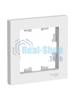 Рамка 1-м AtlasDesign белый SchE ATN000101