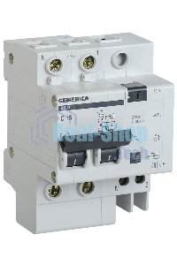 Выключатель автоматический дифференциального тока 2п 25А 30мА АД12 GENERICA ИЭК MAD15-2-025-C-030