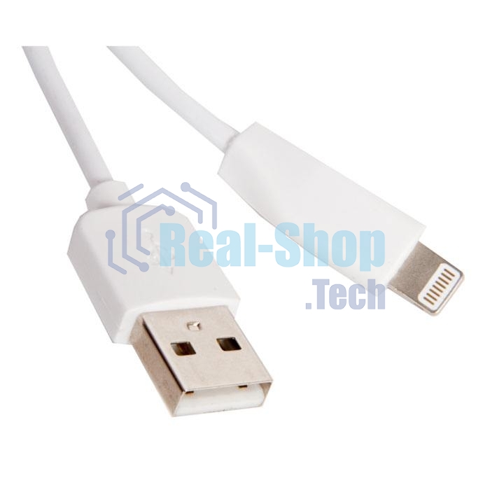 Кабель USB 2.0 hoco X1, AM/Lightning, белый, 2м